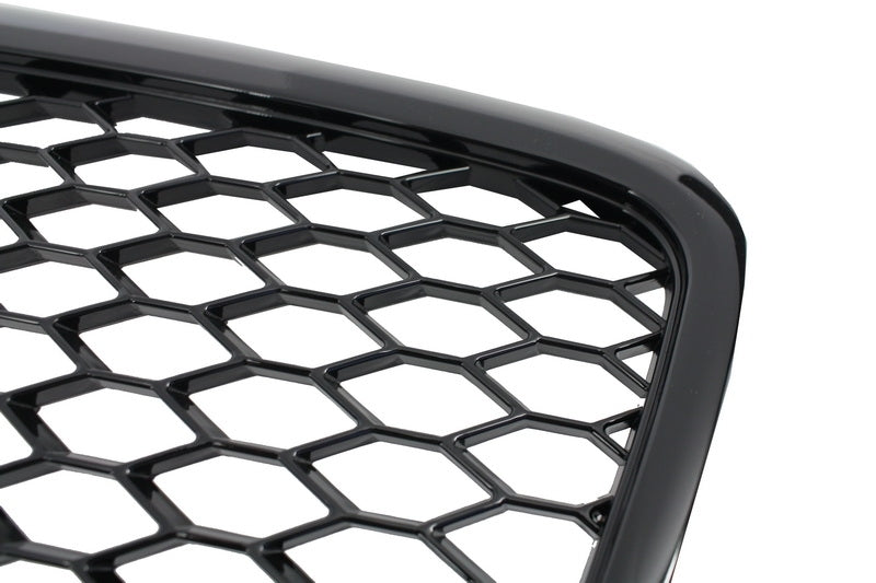 Badgeless Front Grille RS Design Black for Audi A6 C6 4F / 4F2 (2004–2011)