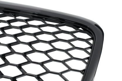 Badgeless Front Grille RS Design Black for Audi A6 C6 4F / 4F2 (2004–2011)