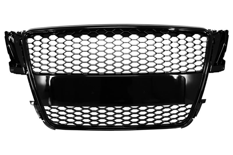 Badgeless Front Grille RS Design Piano Black for Audi A5 8T (2007–2011)
