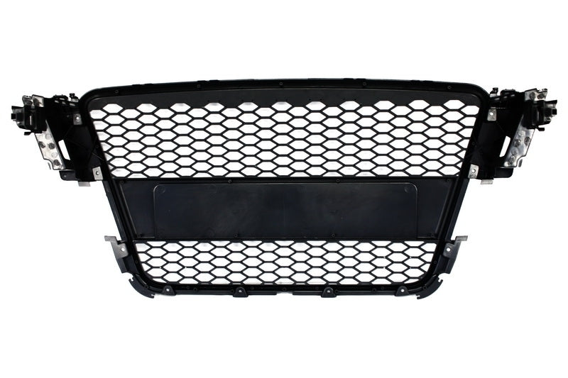 Badgeless Front Grille RS Design Piano Black for Audi A5 8T (2007–2011)