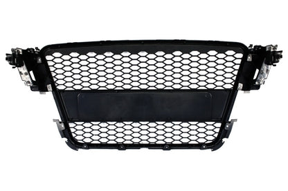 Badgeless Front Grille RS Design Piano Black for Audi A5 8T (2007–2011)