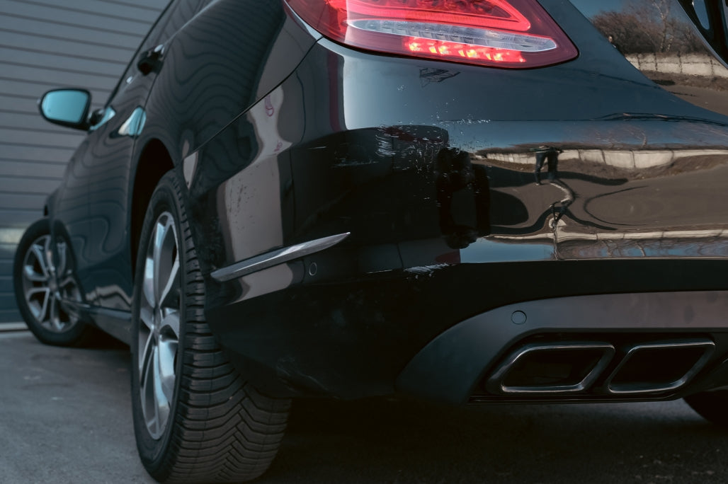Black Emerald Exhaust Muffler Tips for Mercedes C-Class W205 W213 W222 GLC GLE (2014-Up)