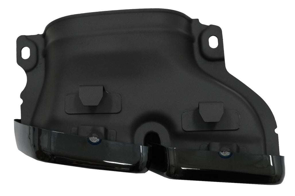 Black Emerald Exhaust Muffler Tips for Mercedes C-Class W205 W213 W222 GLC GLE (2014-Up)