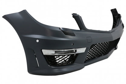 Body Kit C63 Design with GT-R Panamericana Grille Piano Black for Mercedes C-Class W204 Sedan (2007–2014)