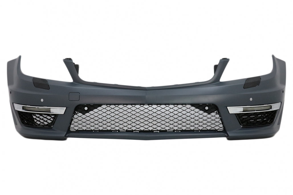 Body Kit C63 Design with LED Taillights for Mercedes C-Class W204 Sedan (2007–2015)