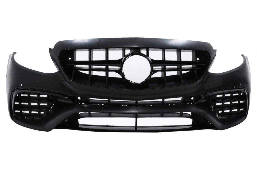 Body Kit E63 Design Night Package Glossy Black for Mercedes E-Class W213 AMG Line (2016–2019)