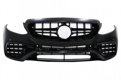 Body Kit E63 Design Night Package Glossy Black for Mercedes E-Class W213 AMG Line (2016–2019)