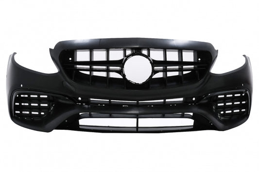 Body Kit E63 Design Night Package Glossy Black for Mercedes E-Class W213 AMG Line (2016–2019)