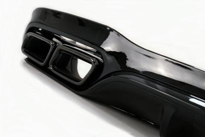 Body Kit E63 Design Night Package Glossy Black for Mercedes E-Class W213 AMG Line (2016–2019)