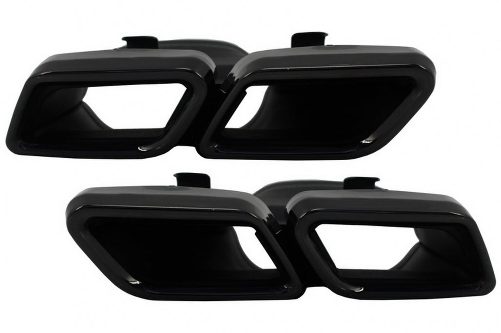 Body Kit E63 Design with Black Exhaust Tips for Mercedes E-Class W213 (2016–2019)