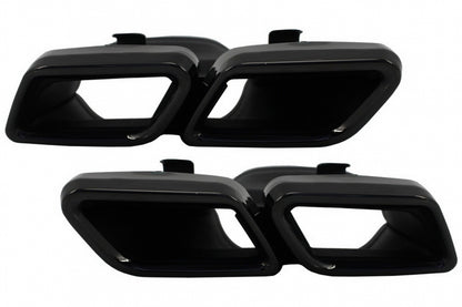 Body Kit E63 Design with Black Exhaust Tips for Mercedes E-Class W213 (2016–2019)