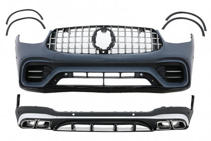 Body Kit GLC63 Design for Mercedes GLC SUV X253 Facelift (2020–Up)