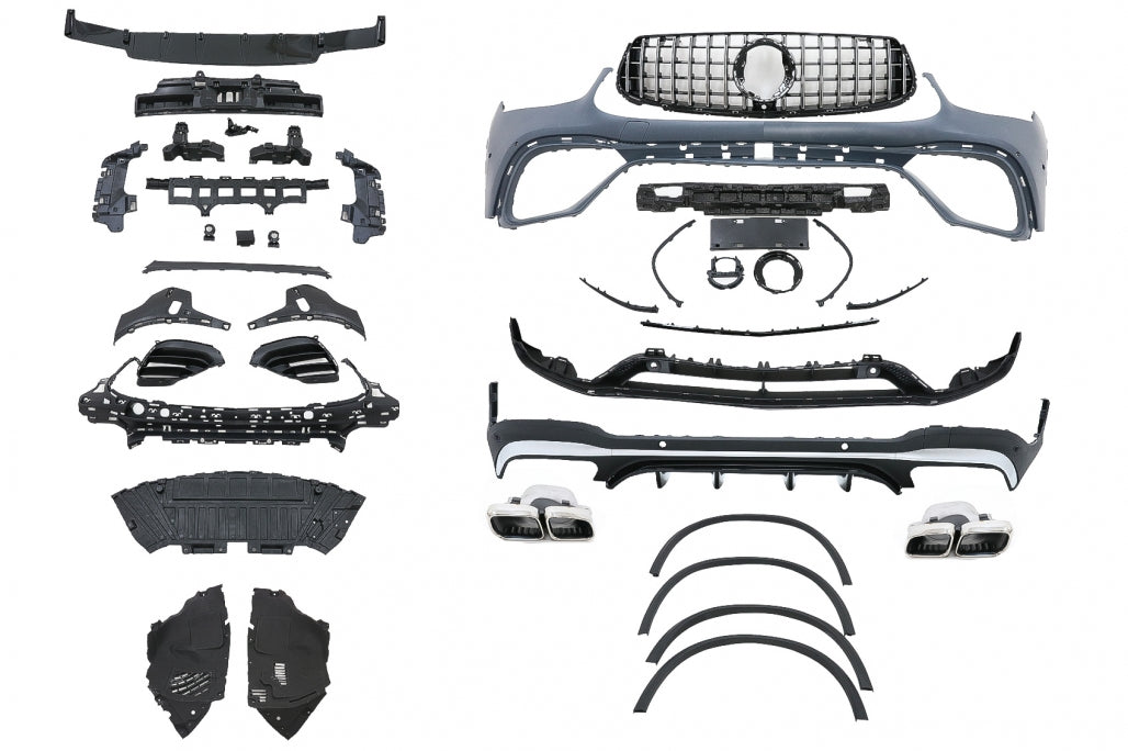 Body Kit GLC63 Design for Mercedes GLC SUV X253 Facelift (2020–Up)