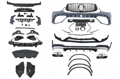Body Kit GLC63 Design for Mercedes GLC SUV X253 Facelift (2020–Up)