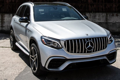 Body Kit GLC63 Design with Running Boards for Mercedes GLC SUV X253 (2015–07.2019) AMG Line