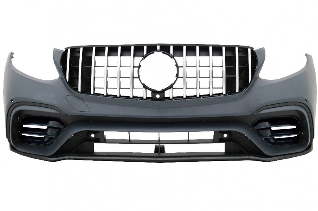 Body Kit GLC63 Design with Running Boards for Mercedes GLC SUV X253 (2015–07.2019) AMG Line