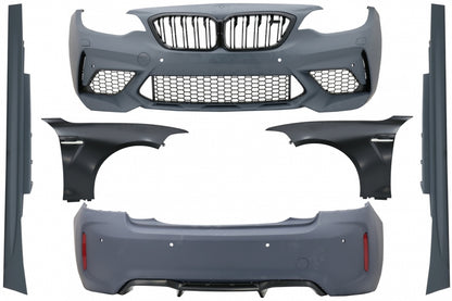 Body Kit M2C Design for BMW 2 Series F22 Coupe F23 Cabrio (2014–2017)