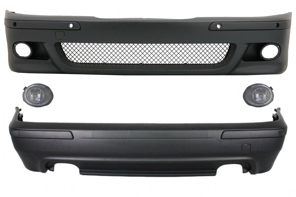 Body Kit M5 Design with Fog Lights Chrome and Double Exhaust for BMW 5 Series E39 (1995–2003)