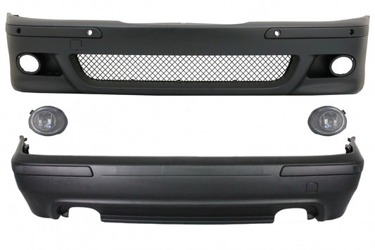 Body Kit M5 Design with Fog Lights Chrome and Double Exhaust for BMW 5 Series E39 (1995–2003)