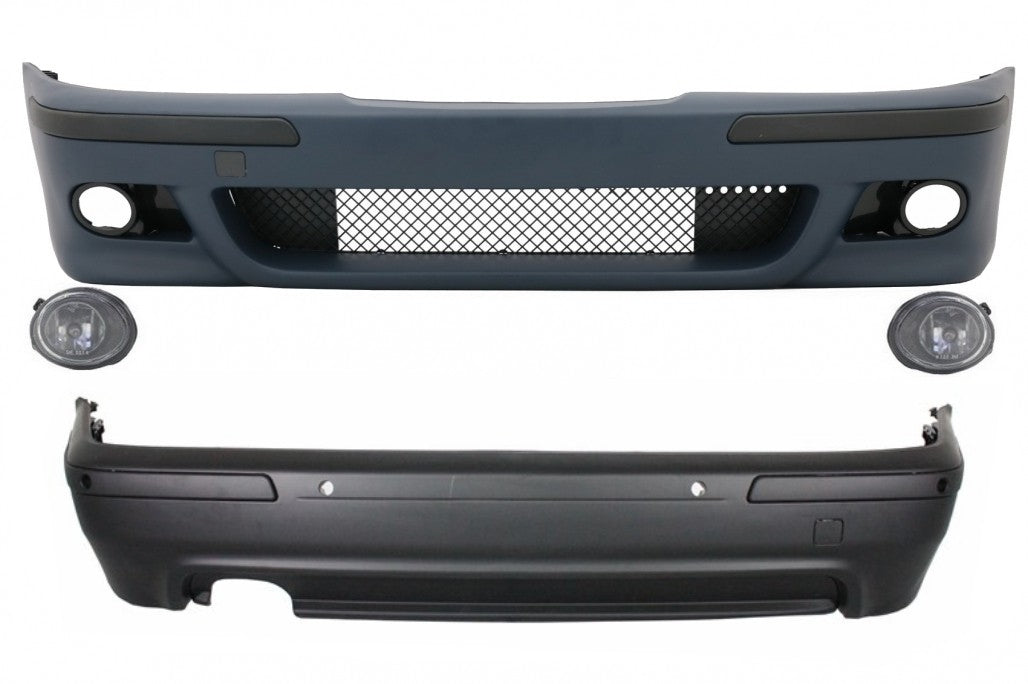 Body Kit M5 Design with Fog Lights Clear Chrome for BMW 5 Series E39 Sedan (1995–2003)