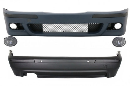 Body Kit M5 Design with Fog Lights Clear Chrome for BMW 5 Series E39 Sedan (1995–2003)