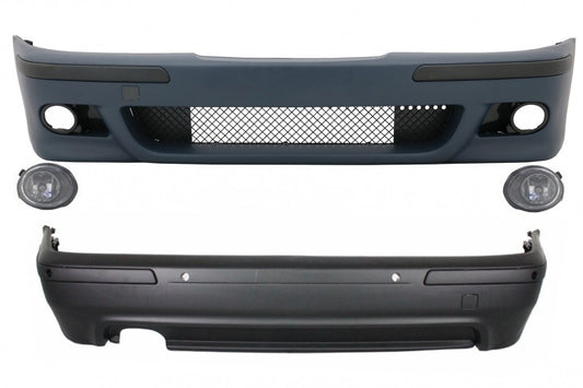 Body Kit M5 Design with Fog Lights Clear Chrome for BMW 5 Series E39 Sedan (1995–2003)