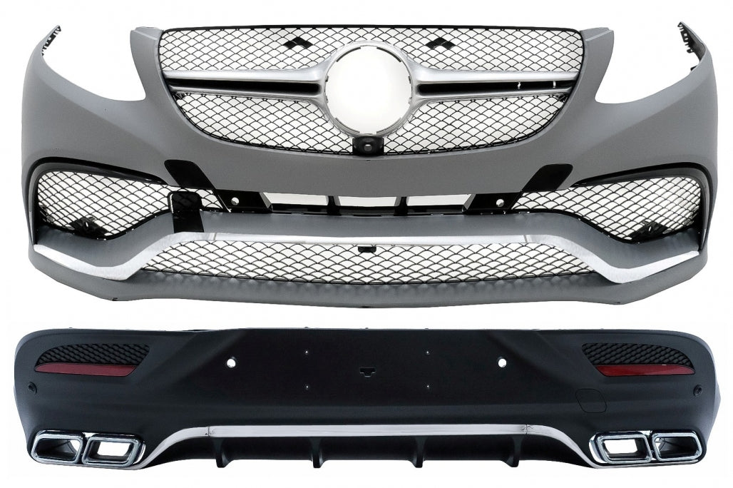 Body Kit Sport Line Design with Chrome Exhaust Tips for Mercedes GLE Coupe C292 (2015–2019)