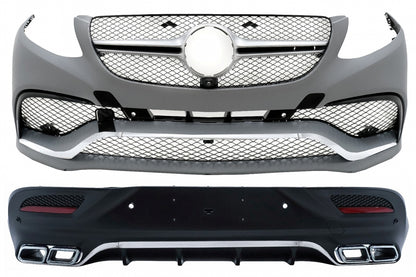 Body Kit Sport Line Design with Chrome Exhaust Tips for Mercedes GLE Coupe C292 (2015–2019)