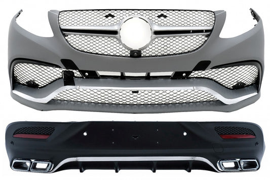 Body Kit Sport Line Design with Chrome Exhaust Tips for Mercedes GLE Coupe C292 (2015–2019)