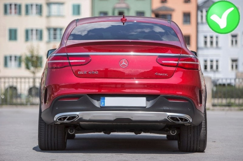 Body Kit Sport Line Design with Chrome Exhaust Tips for Mercedes GLE Coupe C292 (2015–2019)