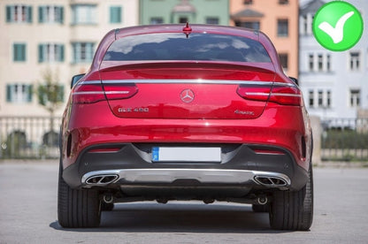 Body Kit Sport Line Design with Chrome Exhaust Tips for Mercedes GLE Coupe C292 (2015–2019)