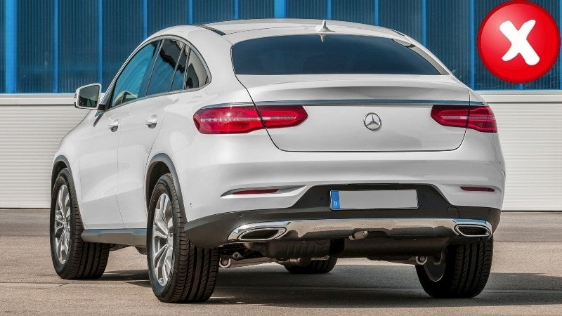 Body Kit Sport Line Design with Chrome Exhaust Tips for Mercedes GLE Coupe C292 (2015–2019)