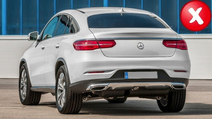 Body Kit Sport Line Design with Chrome Exhaust Tips for Mercedes GLE Coupe C292 (2015–2019)