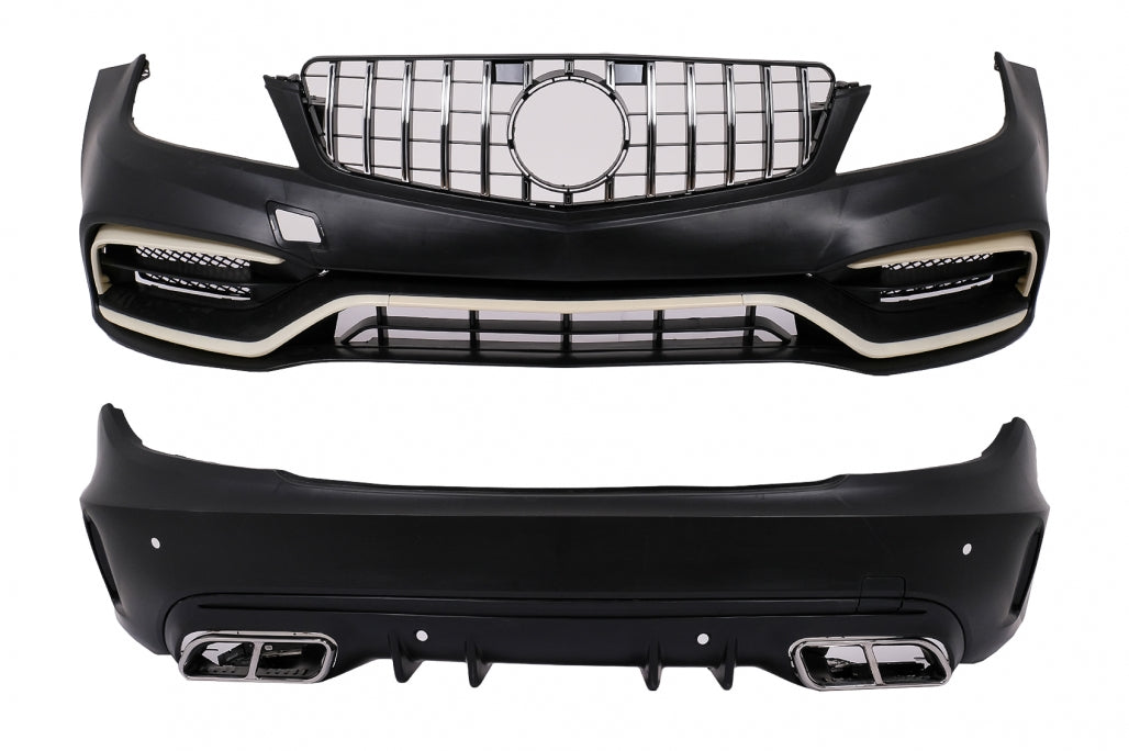 Body Kit W205 C63 Design Conversion for Mercedes C-Class W204 Sedan (2007–2015)