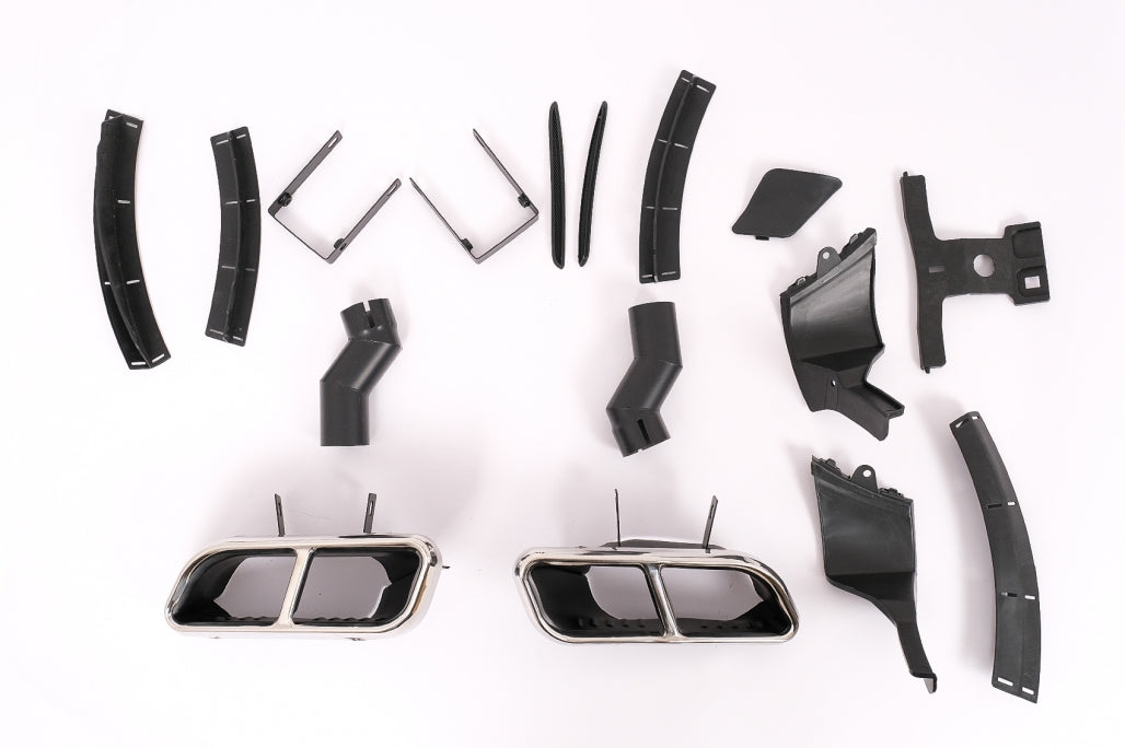 Body Kit W205 C63 Design Conversion for Mercedes C-Class W204 Sedan (2007–2015)