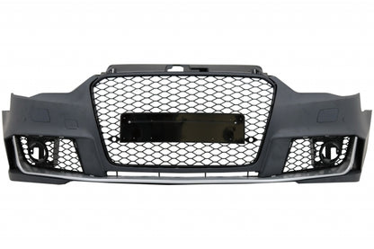 Body Kit with Diffuser and Exhaust Tips for Audi A3 8V Sedan Cabrio 2012–2015 RS3 Design