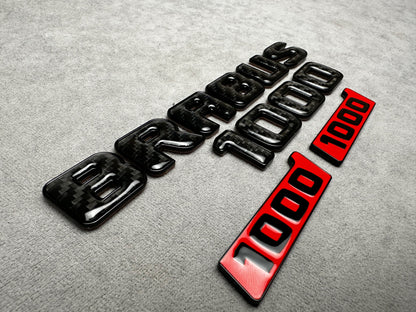 High-quality Brabus 1000 emblem set for Mercedes GT models