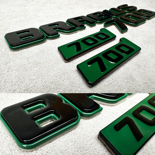 Brabus 700 Mean Green Metallic with Black Trunk Badge Emblem for Mercedes W465 G-Wagon – premium styling for high-performance SUVs
