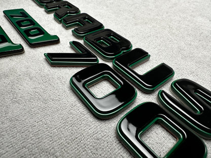Brabus 700 Mean Green Metallic with Black Trunk Badge Emblem for Mercedes W465 G-Wagon – premium styling for high-performance SUVs