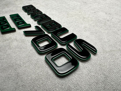 Brabus 700 Mean Green Metallic with Black Trunk Badge Emblem for Mercedes W465 G-Wagon – premium styling for high-performance SUVs
