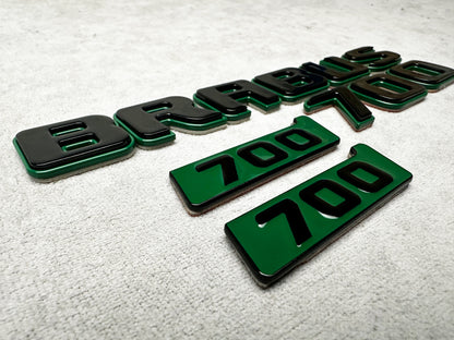Brabus 700 Mean Green Metallic with Black Trunk Badge Emblem for Mercedes W465 G-Wagon – premium styling for high-performance SUVs