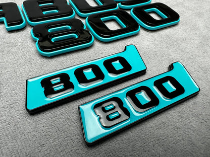 Brabus 800 Blue with Black Metal Emblem Badge Set for Mercedes – premium quality and stylish design for a bold vehicle upgrade