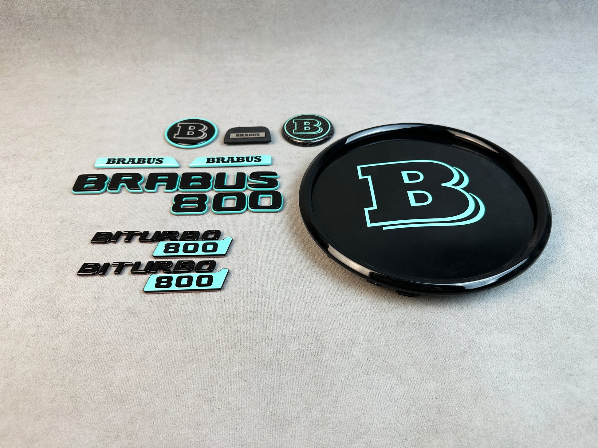 Biturbo 800 emblems for fenders – Brabus W463A kit