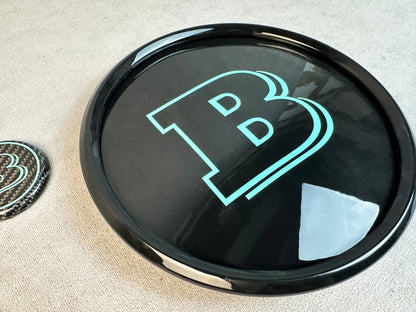 Brabus side moulding insertions in Tiffany Blue