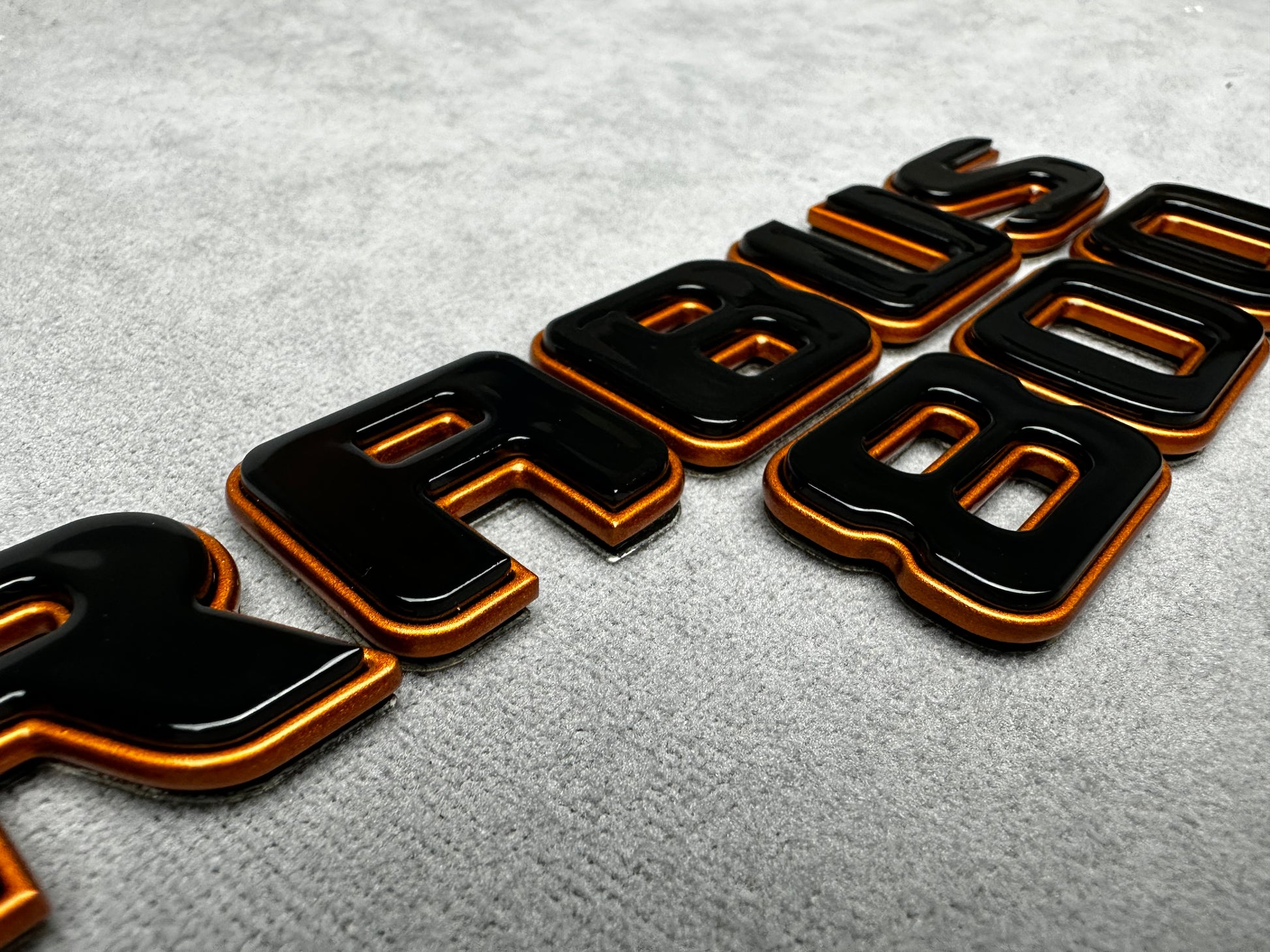 Brabus 800 copper bronze metallic emblem badge for Mercedes, premium finish, easy installation