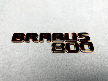 Brabus 800 copper bronze metallic emblem badge for Mercedes, premium finish, easy installation
