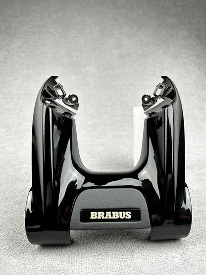 Brabus Black Leather Flat Badge Emblem for Mercedes G-Wagon, GT, S-Class, GLE, GLS