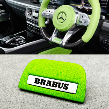 Brabus green steering wheel emblem badge for Mercedes G, GT, S, GLE, GLS