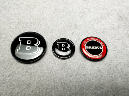 Brabus black trunk emblem for Mercedes S-Class W223