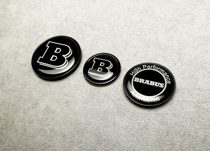 Brabus trunk emblem in black for Mercedes S-Class W223